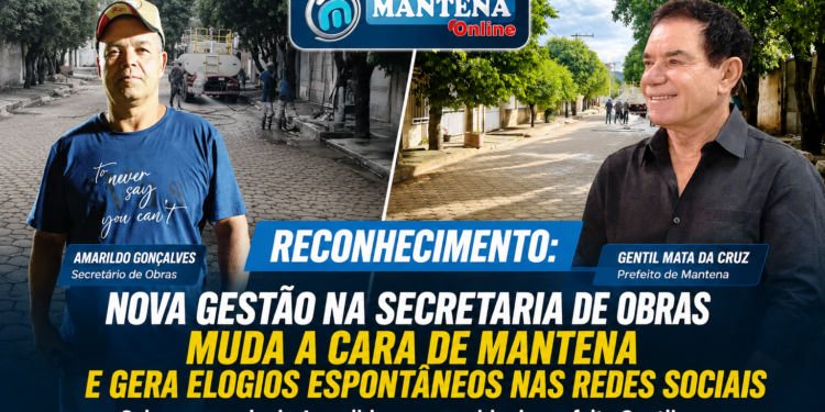 Reconhecimento: Nova gestão na Secretaria de Obras muda a cara de Mantena e gera elogios espontâneos nas redes sociais