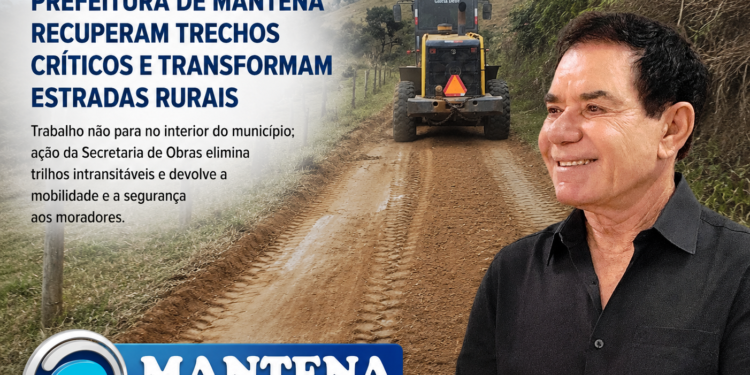 CÓRREGO DO TURVINHO: Máquinas da Prefeitura de Mantena recuperam trechos críticos e transformam estradas rurais