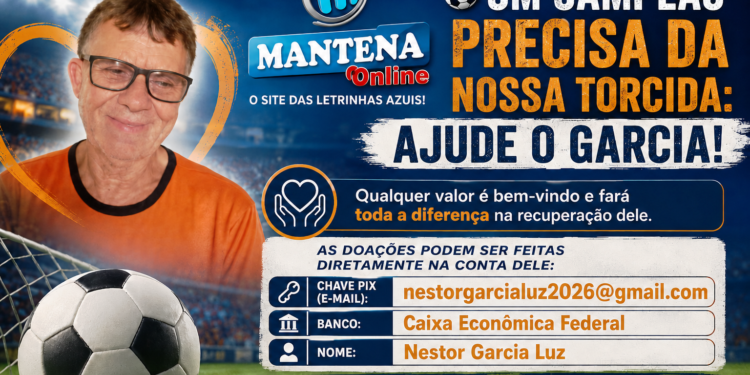⚽ Um Campeão Precisa da Nossa Torcida: Ajude o Garcia!