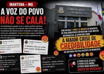 Crise de Credibilidade: População de Mantena Classifica Atual Legislativo como o “Pior da História” nas Redes Sociais
