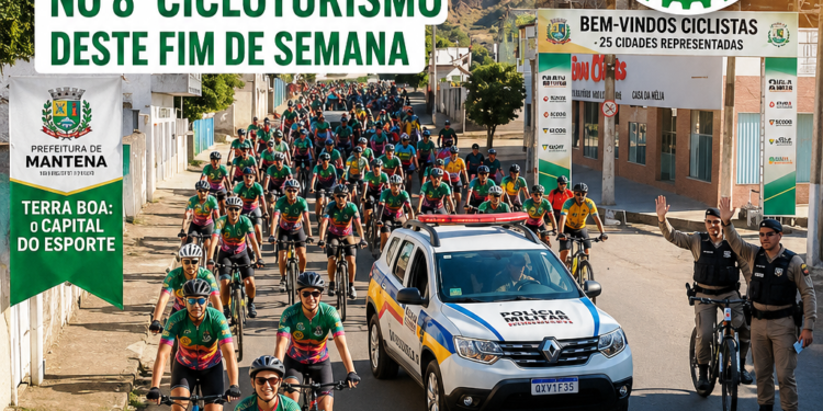 Mantena recebe ciclistas de 25 cidades de MG e ES no 8º Cicloturismo deste fim de semana