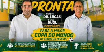 Itabirinha está Pronta! Prefeito Dr. Lucas e Vice Dudu Convidam para a Maior Copa do Mundo de Todos os Tempos