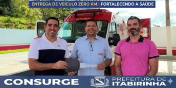Gestão do Dr. Lucas Donádia Fortalece o SAMU de Itabirinha com Nova Ambulância 0 KM