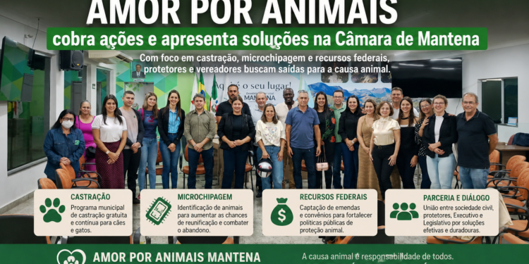 Grupo “Amor por Animais” cobra ações e apresenta soluções na Câmara de Mantena