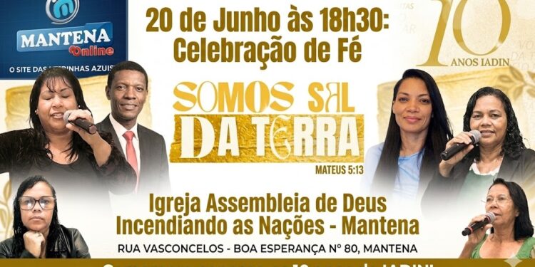 20 de Junho às 18h30: IADIN Comemora 10 Anos de História com Grande Festividade em Mantena