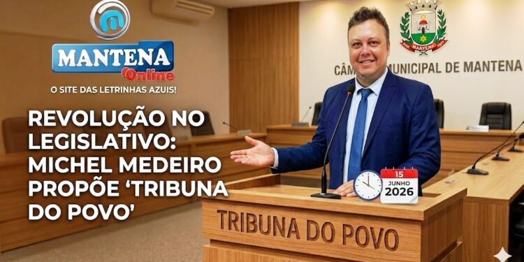 Revolução no Legislativo: Vereador Michel Medeiro propõe ‘Tribuna do Povo’ em Mantena